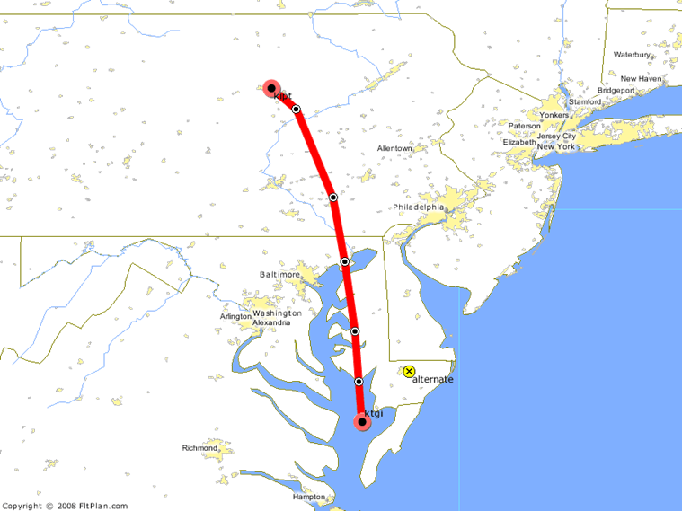 TGI routing Michael got in May 2007